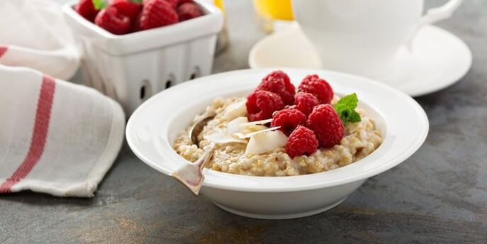 oatmeal with raspberries for weight loss
