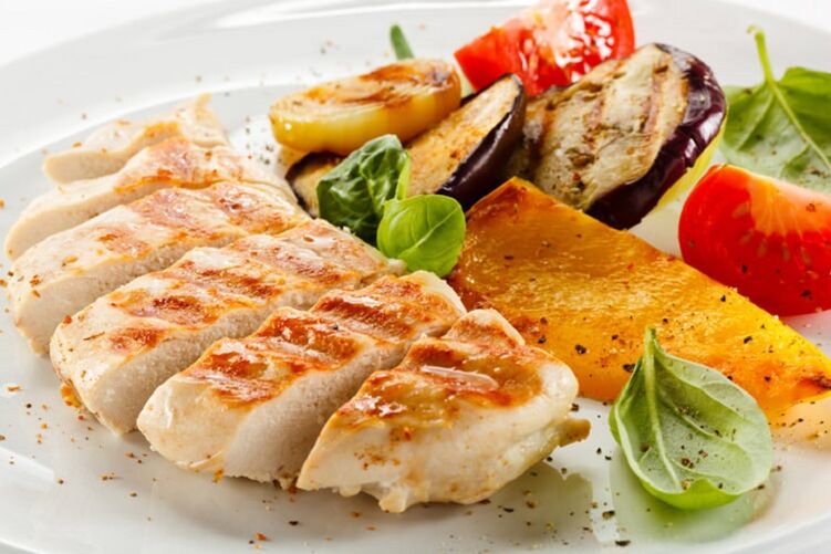 chicken fillet with vegetables for ducan diet