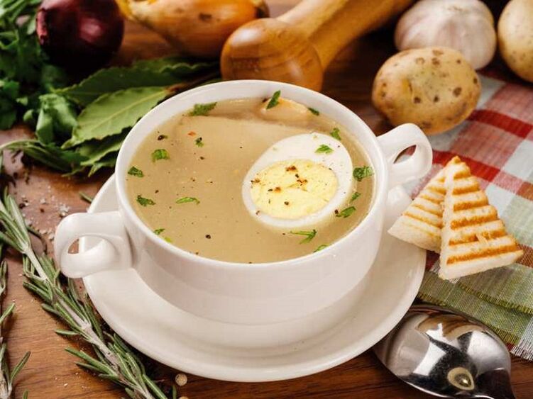 egg soup for ducan diet