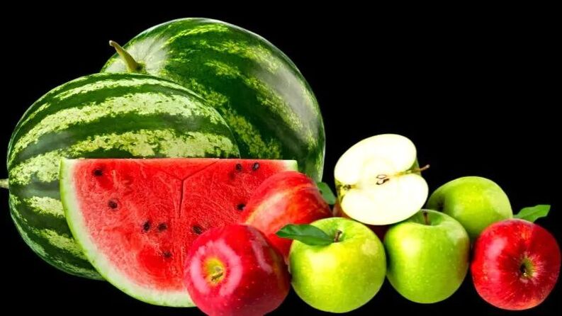 watermelon and apple for weight loss