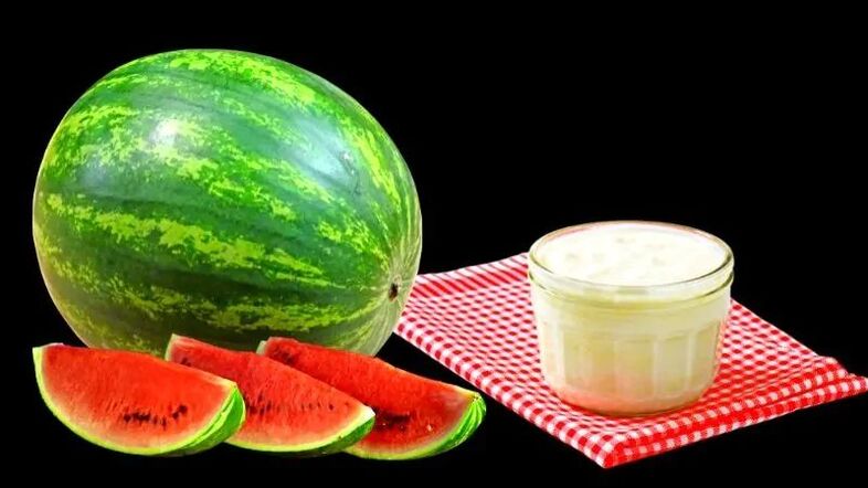 watermelon and kefir for weight loss