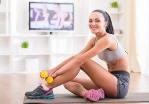 doing sports to lose weight at home